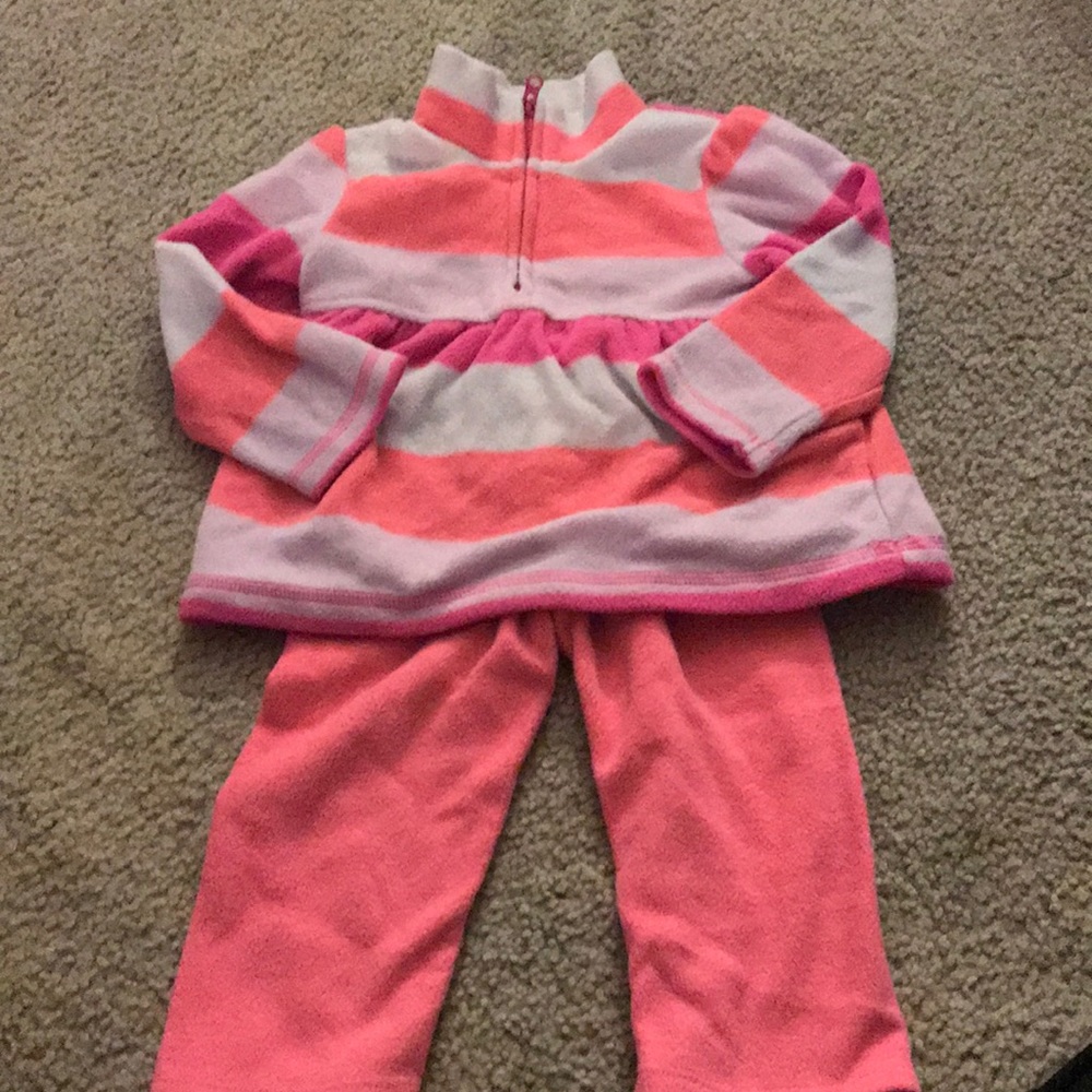 Fleece sweater and pants